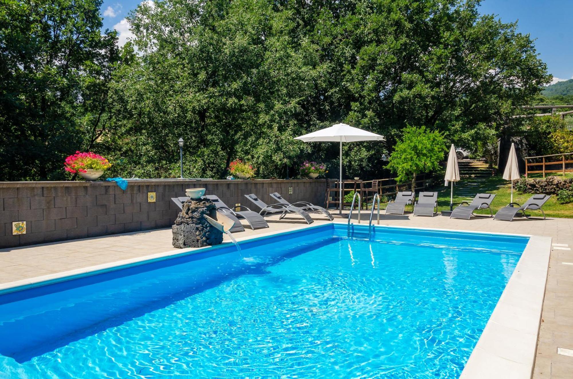 Villa Del Gelso Chalet Nel Parco Delletna Mascali Exteriör bild