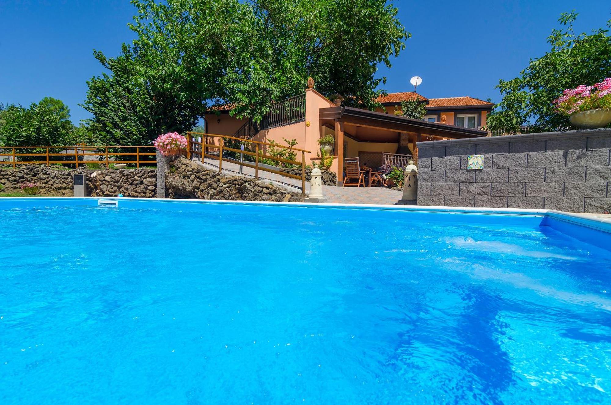 Villa Del Gelso Chalet Nel Parco Delletna Mascali Exteriör bild
