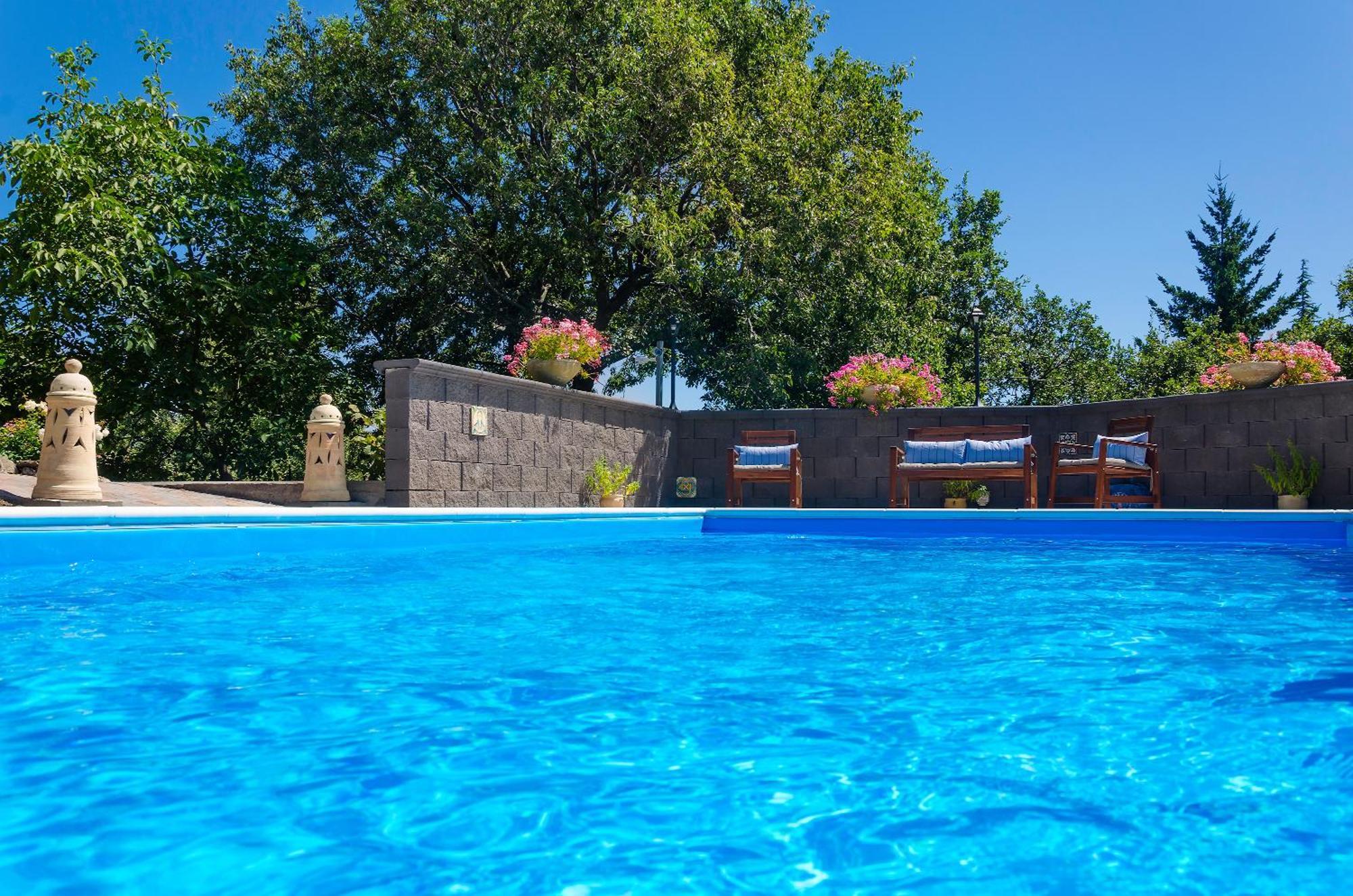 Villa Del Gelso Chalet Nel Parco Delletna Mascali Exteriör bild